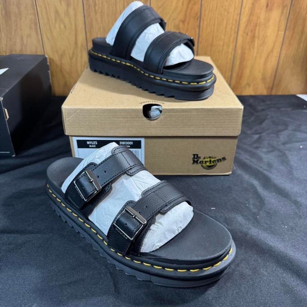 Black Dr. Martens Myles sandals Size 10 Womens NEW